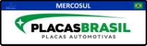 Placas Brasil Mercosul